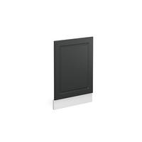 FRONTBLENDE R-Line Anthrazit Landhaus 45 cm ohne AP - Anthrazit/Weiß, Holzwerkstoff (45/57.2/1.6cm) - Vicco