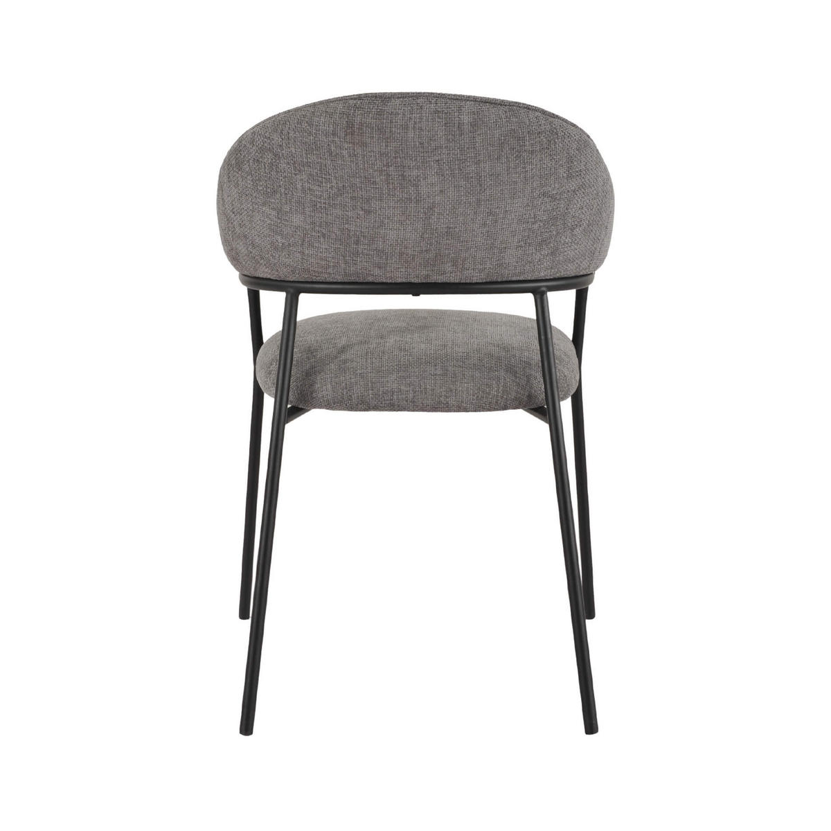 STÜHLE 2er Set Grau 56,5/57/82,5 cm - Grau, Textil (57/82.5/56.5cm) - Mobili Rebecca