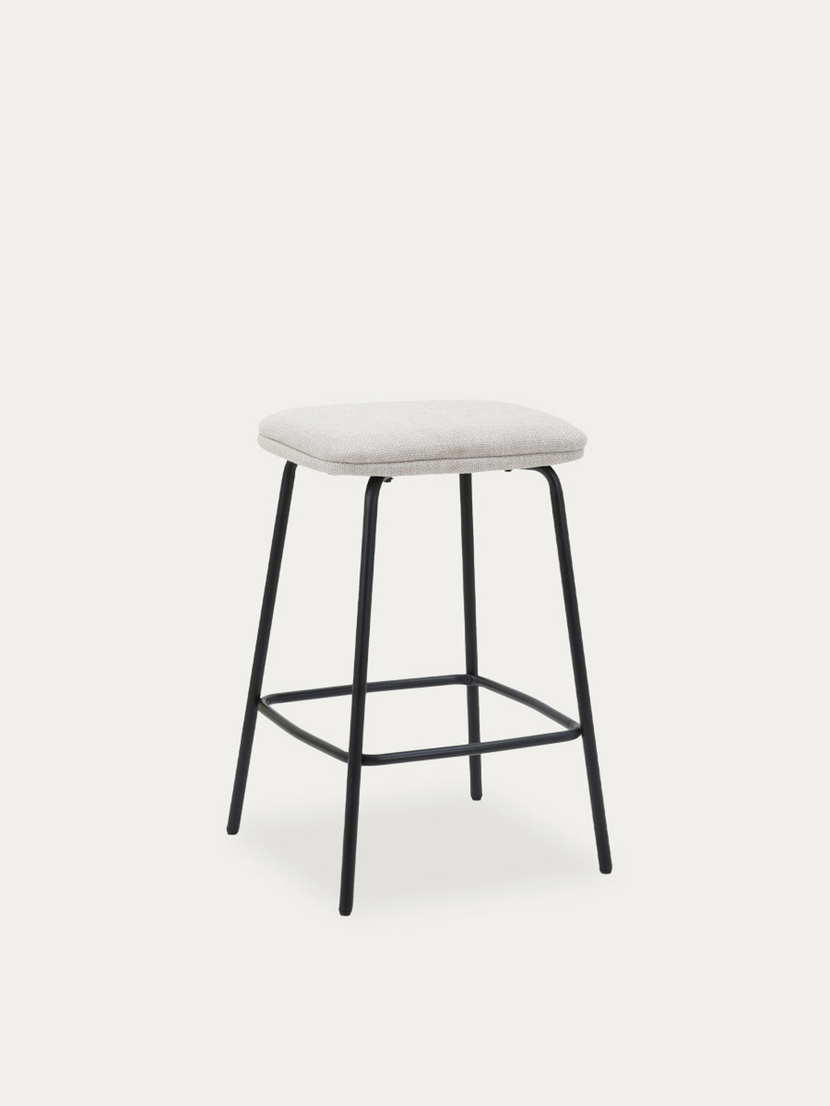 BARHOCKER Meis Beige 43 cm x 65 cm - Beige, Textil (43/65/40cm) - Kenay Home