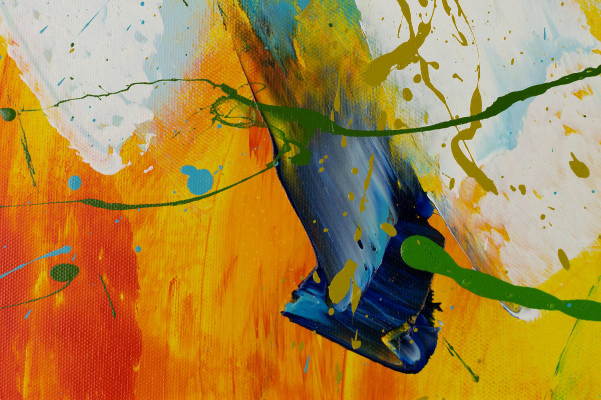 ÖLGEMÄLDE 150/50 cm - Multicolor, Holz/Textil (150/50cm) - KUNSTLOFT