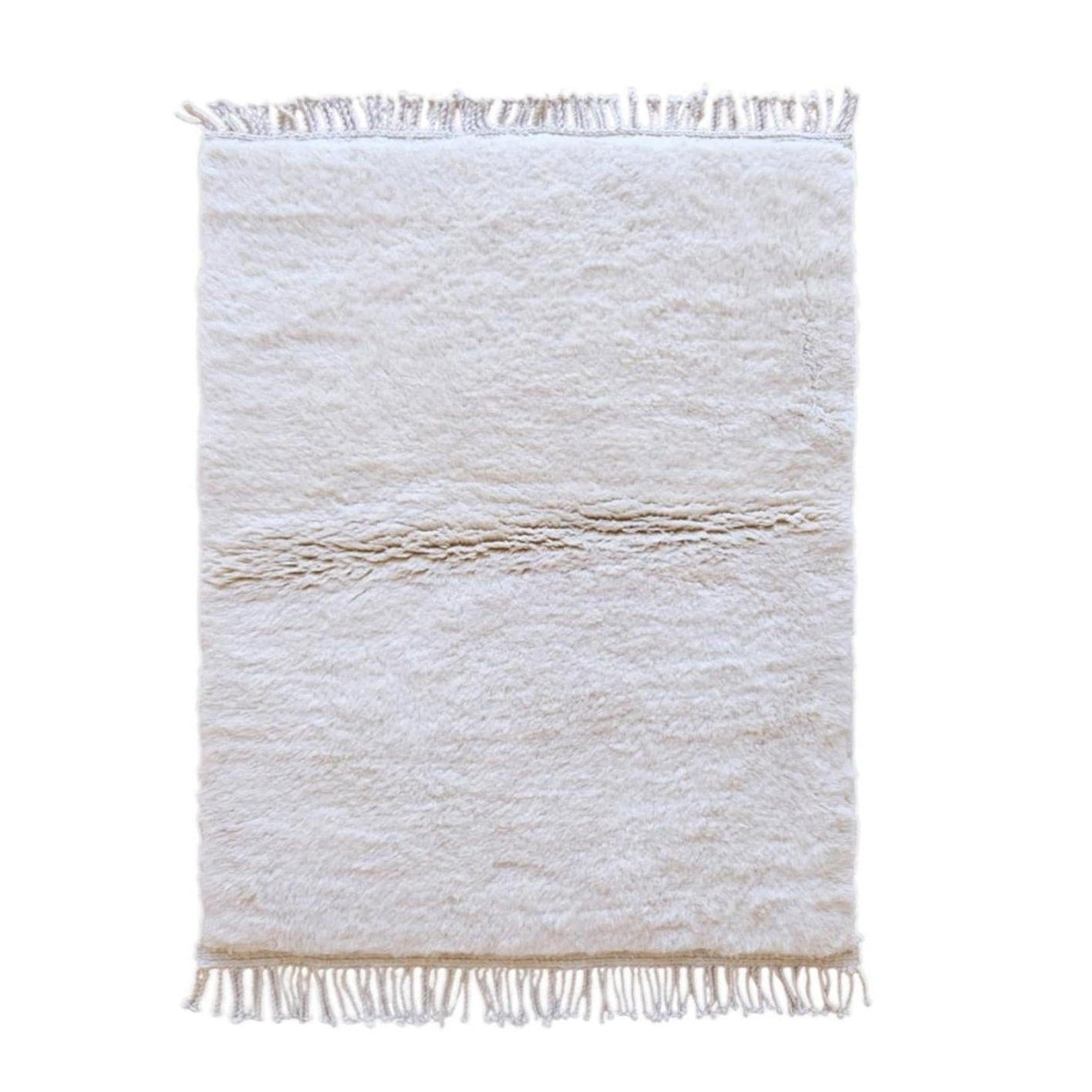 BERBERTEPPICH weich Wolle 118x 153 cm - Beige, Naturmaterialien (118/153cm) - AFK Living