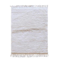 BERBERTEPPICH weich Wolle 118x 153 cm - Beige, Naturmaterialien (118/153cm) - AFK Living