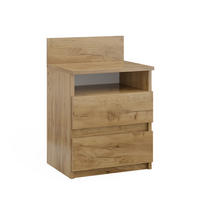 NACHTTISCH Monty Goldkraft Eiche 39.6 x 59.1 cm - Honigeiche, Holzwerkstoff (32.3/59.1/39.6cm) - Vicco