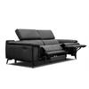 RELAXSOFA MATERA 3-Sitzer mit 2 Relaxfunktionen, schwarz - Schwarz, Holzwerkstoff/Textil (212/82/103cm) - Courtois Laville