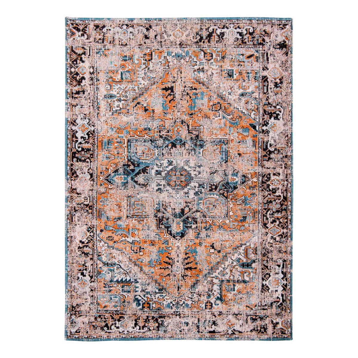 TEPPICH Seray Orange Antiquarian 170/240 cm - Rosa, Textil (170/240cm) - Louis De Poortere
