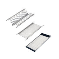 ABTROPFGESTELL aus rostfreiem Stahl Drynox, Modul 600mm, Edelstahl - Edelstahlfarben, Metall (25/14/58.5cm) - EMUCA