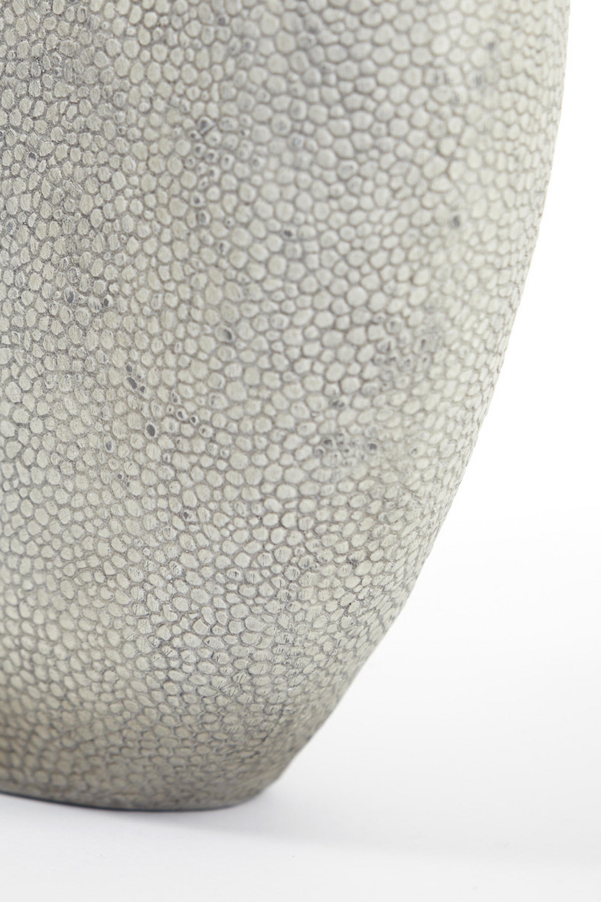 VASE Rayskin Grau 40/14/36 cm - Grau, Kunststoff (36cm) - Light & Living