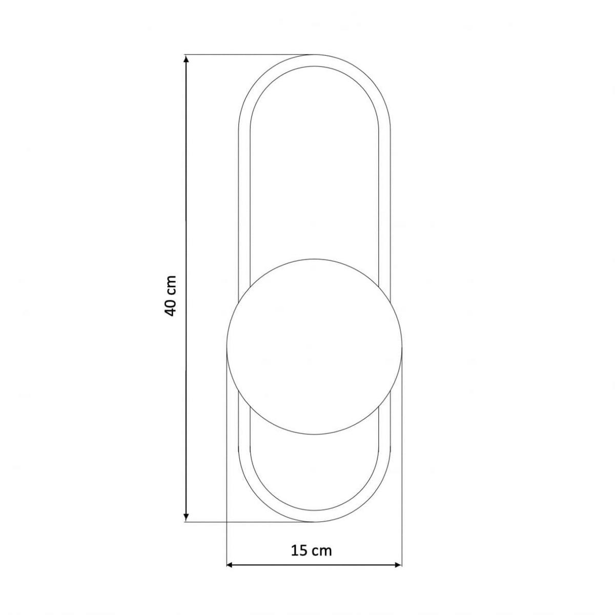 WANDLEUCHTE Belisto, Transparent und goldfarben, 40cm - Transparent, Glas (15/40/15cm) - KOSILUM