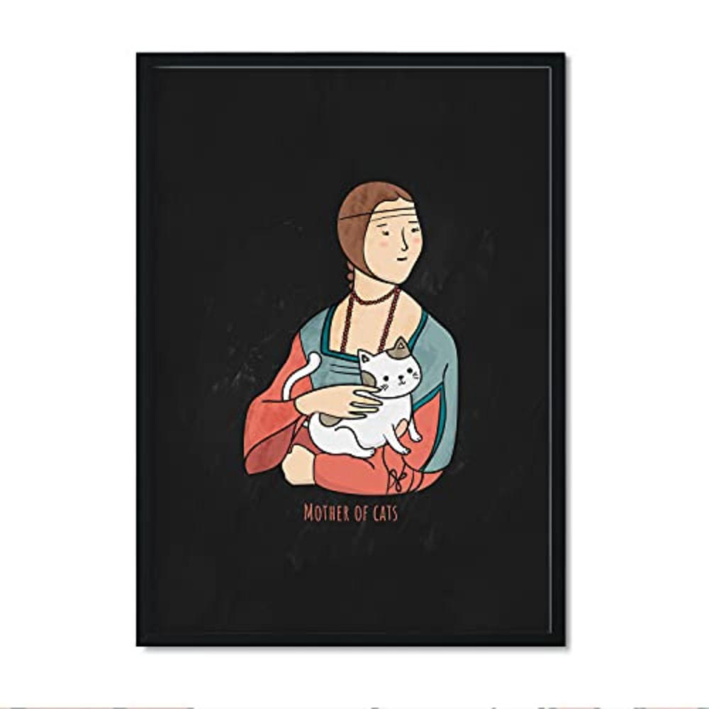 POSTER Katzen A4 Rahmenlos - Klar, Papier (29.7/5/21cm) - Nacnic