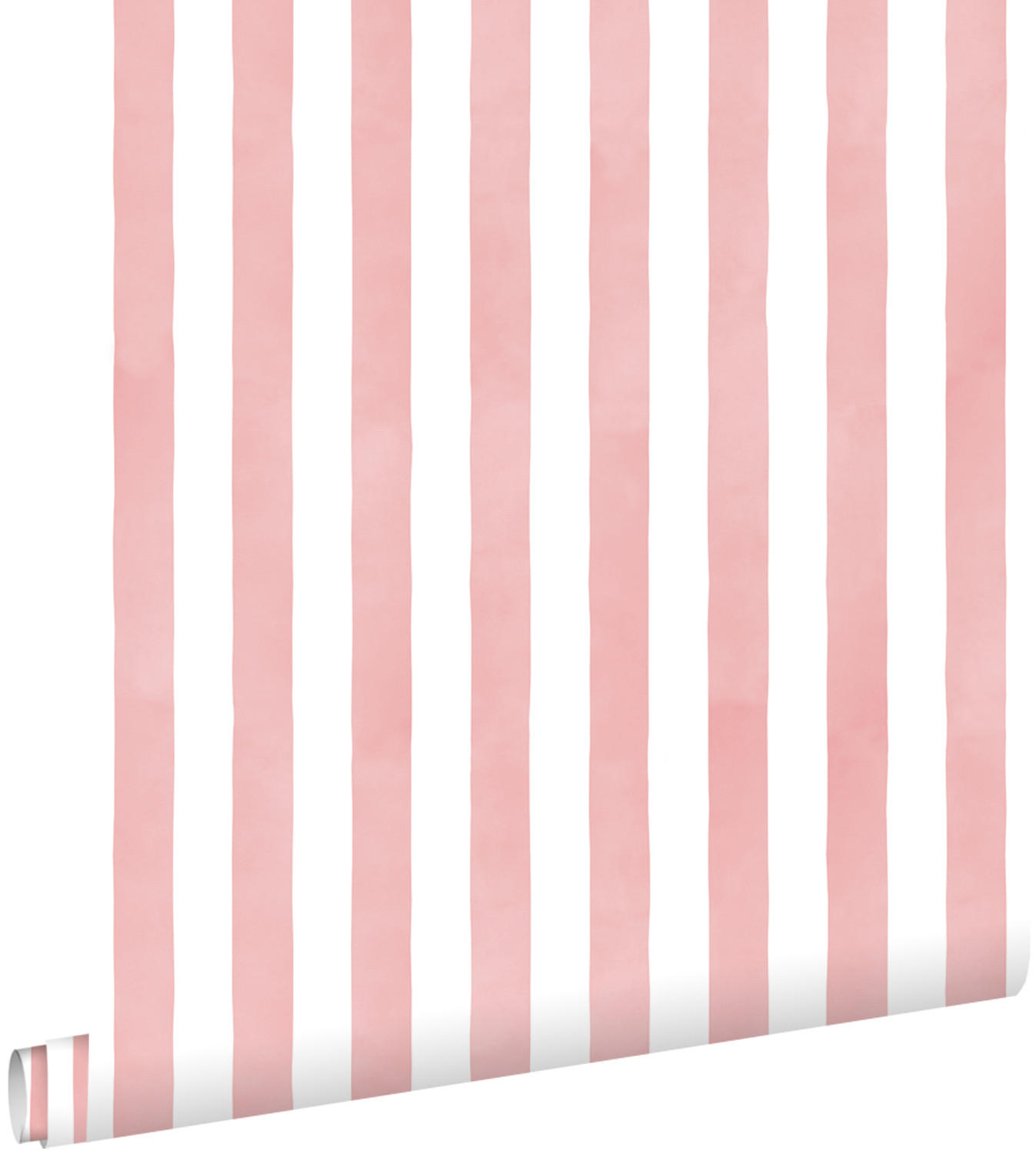 TAPETE Streifenmuster 50 x 900 cm - Pink, Papier (50/0.1cm) - ESTAhome