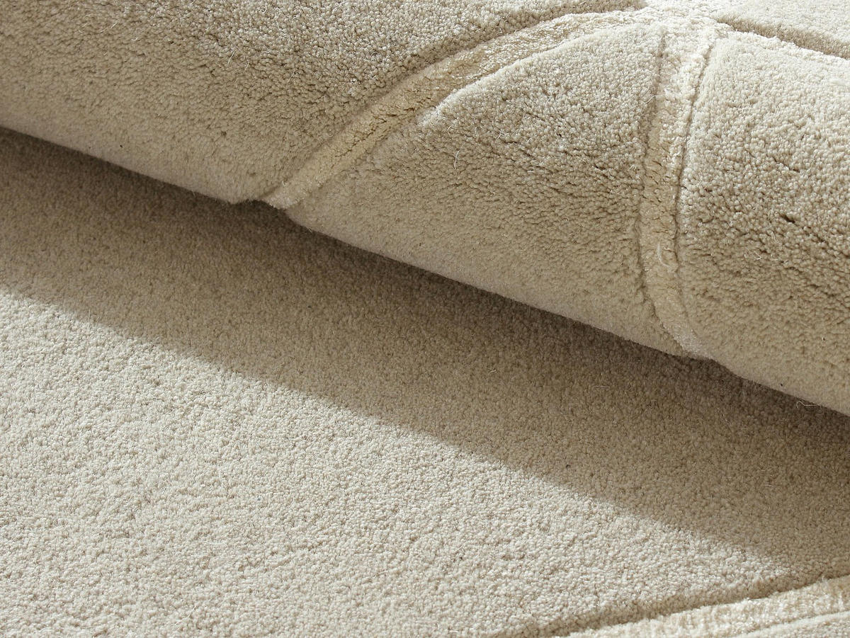 WOHNZIMMERTEPPICH - 290 cm x 200 cm - stoff - beige Osmera - Beige, Textil (290/200cm) - Vente-Unique