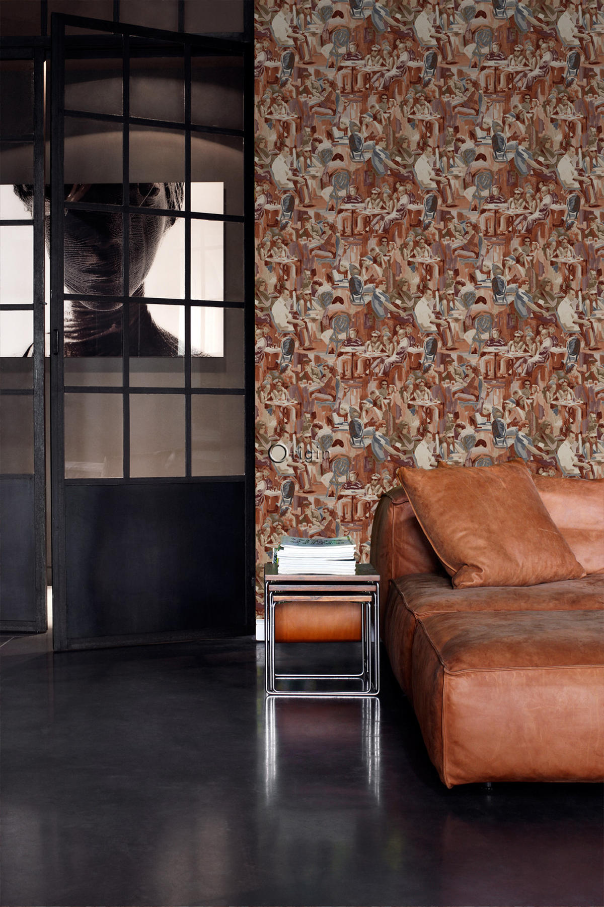 TAPETE figurative Motive 53 cm x 10.05 m - Rot, Papier (53/1000cm) - Origin Wallcoverings