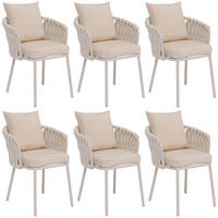 JEDÁLENSKÁ stolička krémovo biela - krémová, textil (56/71/57cm) - MCW