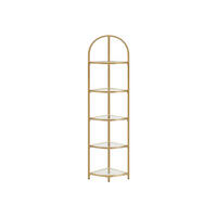 ECKREGAL - Goldfarben, Glas (28/158/28cm) - Hansiro