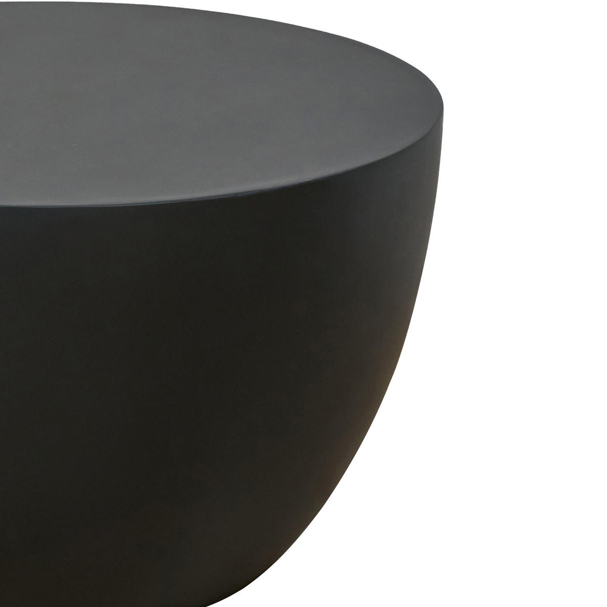 COUCHTISCH Rund Schwarz 64 x 64 x 38 cm - Schwarz, Metall (64/64/38.5cm) - Nordlys