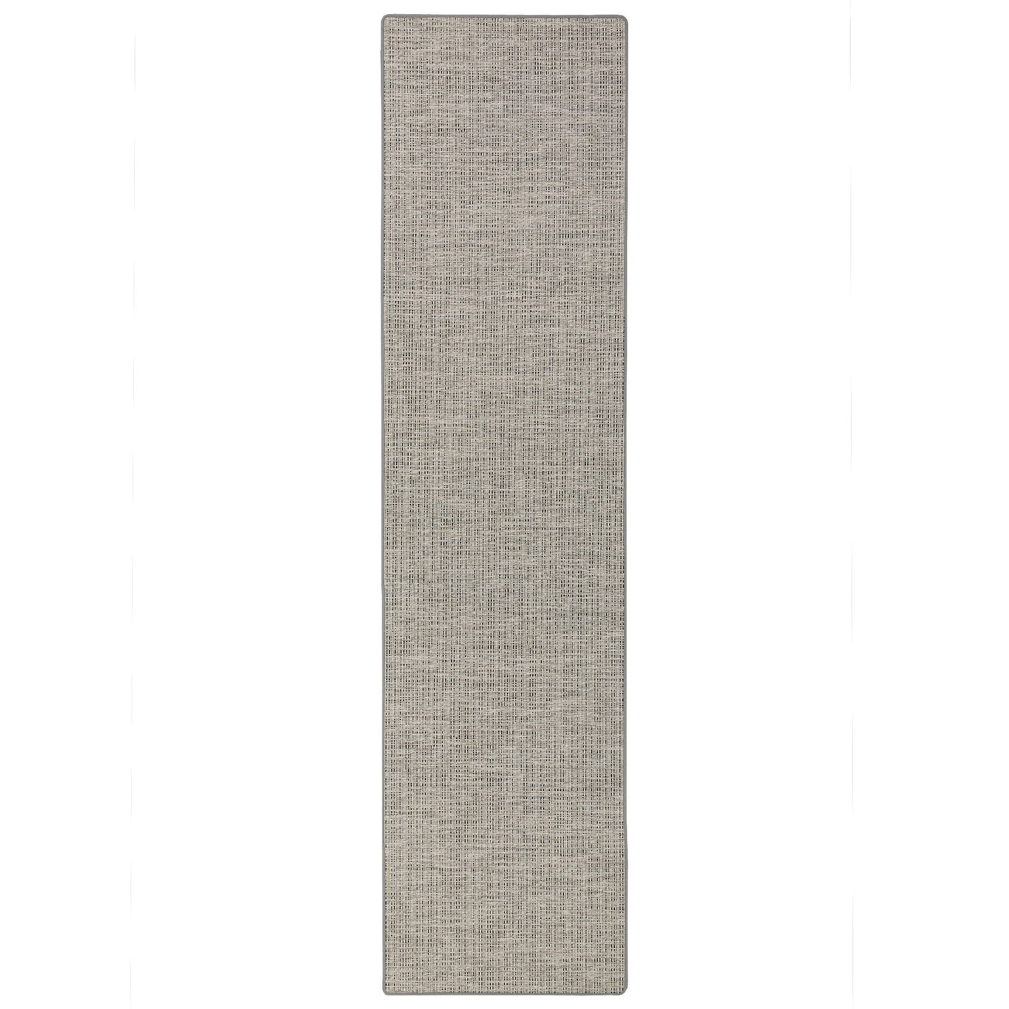 SISAL-OPTIK DESIGNER TEPPICH LÄUFER PURE MELIERT - Grau, Textil (100/400cm) - Snapstyle