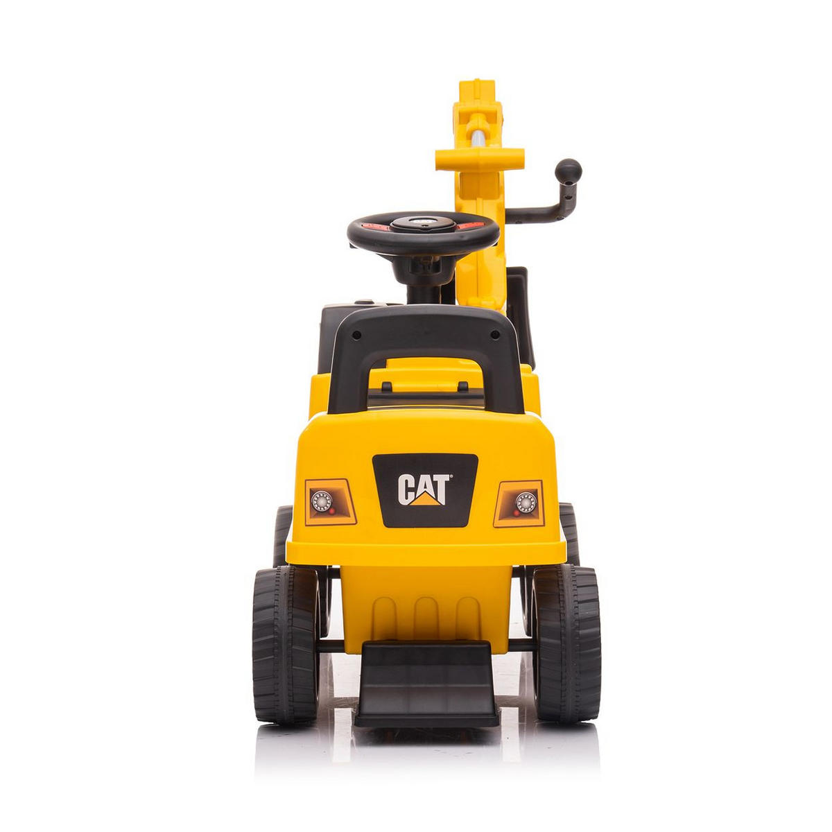 RUTSCHER CAT Excavator gelb Bagger Schaufel Staufach ab 12 Monaten - Gelb, Kunststoff (78/29/54cm) - Chipolino