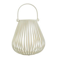 LATERNE Quietude - Eisen - Creme - Beige, Metall (20/21/20cm) - Butlers