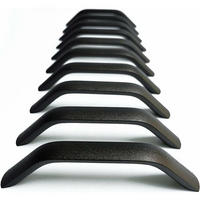 MÖBELGRIFF Schwarz 10er-Set 128 mm - Schwarz, Metall (2/3/13.5cm)