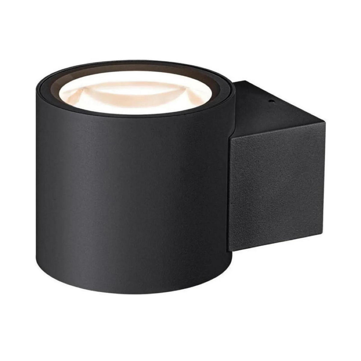 WANDLEUCHTE Oculus Schwarz - Schwarz, Metall (4.5/8.8/4.5cm) - SLV