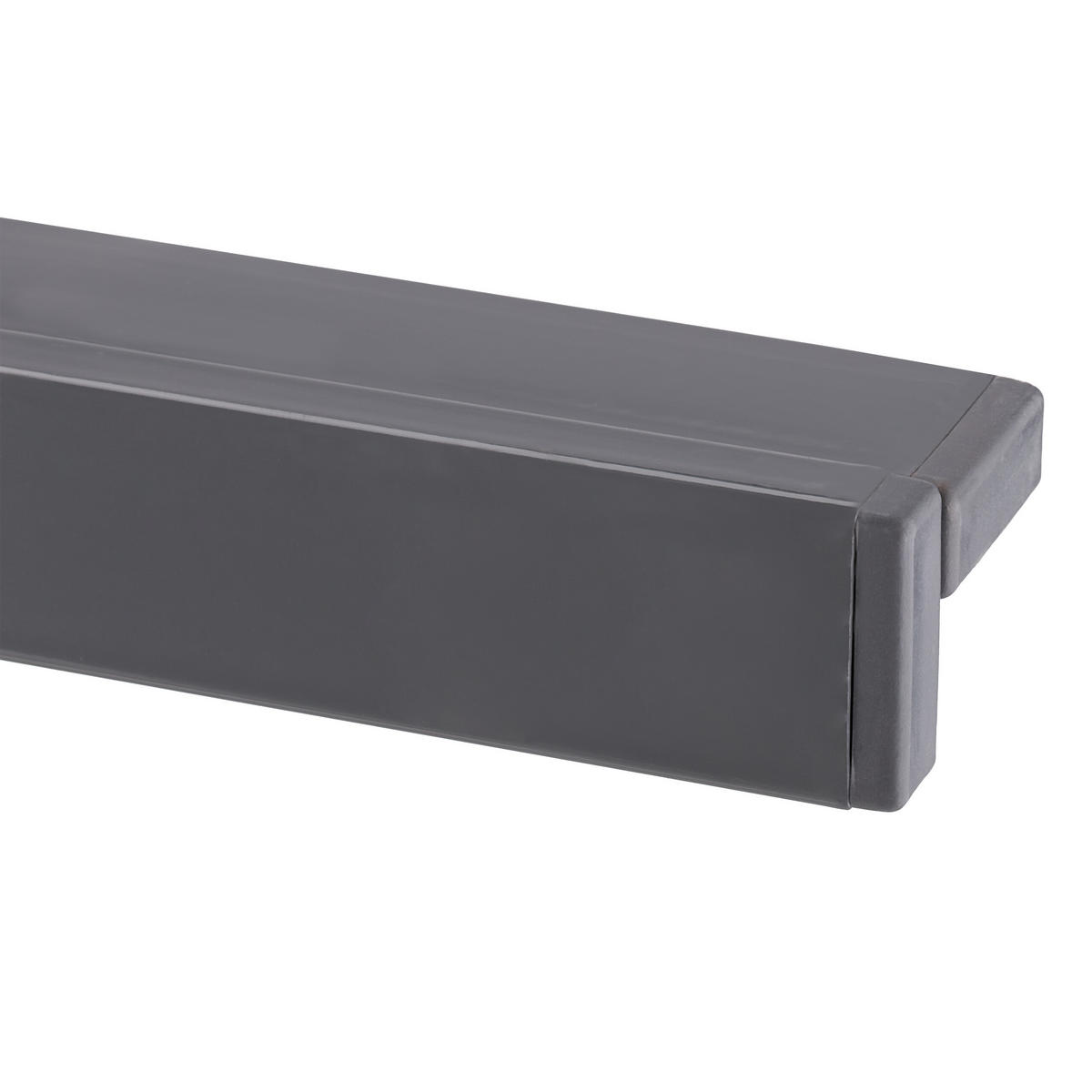 GARTENTISCH - Grau, Kunststoff/Metall (78/78/74cm) - Relaxdays