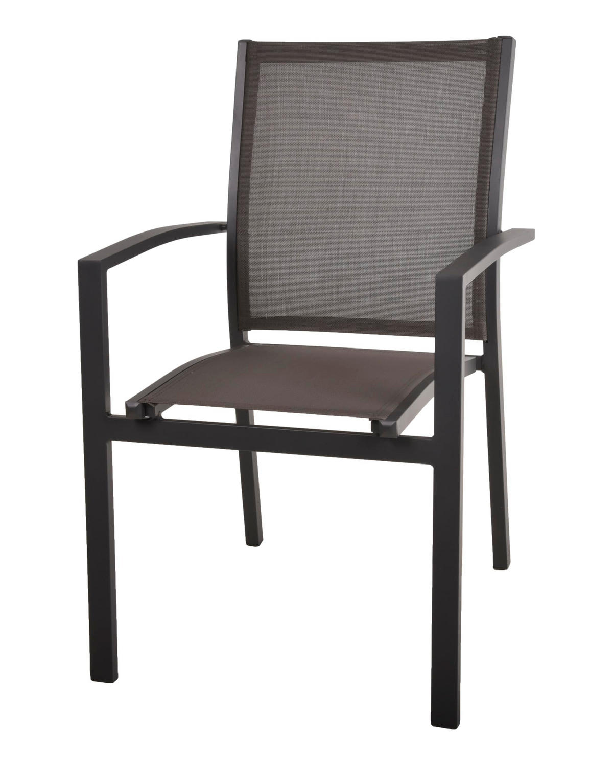 GARTEN-SITZGRUPPE Dorian 7-teilig Gartenmöbel-Set - Dunkelgrau, Kunststoff - DELUKE