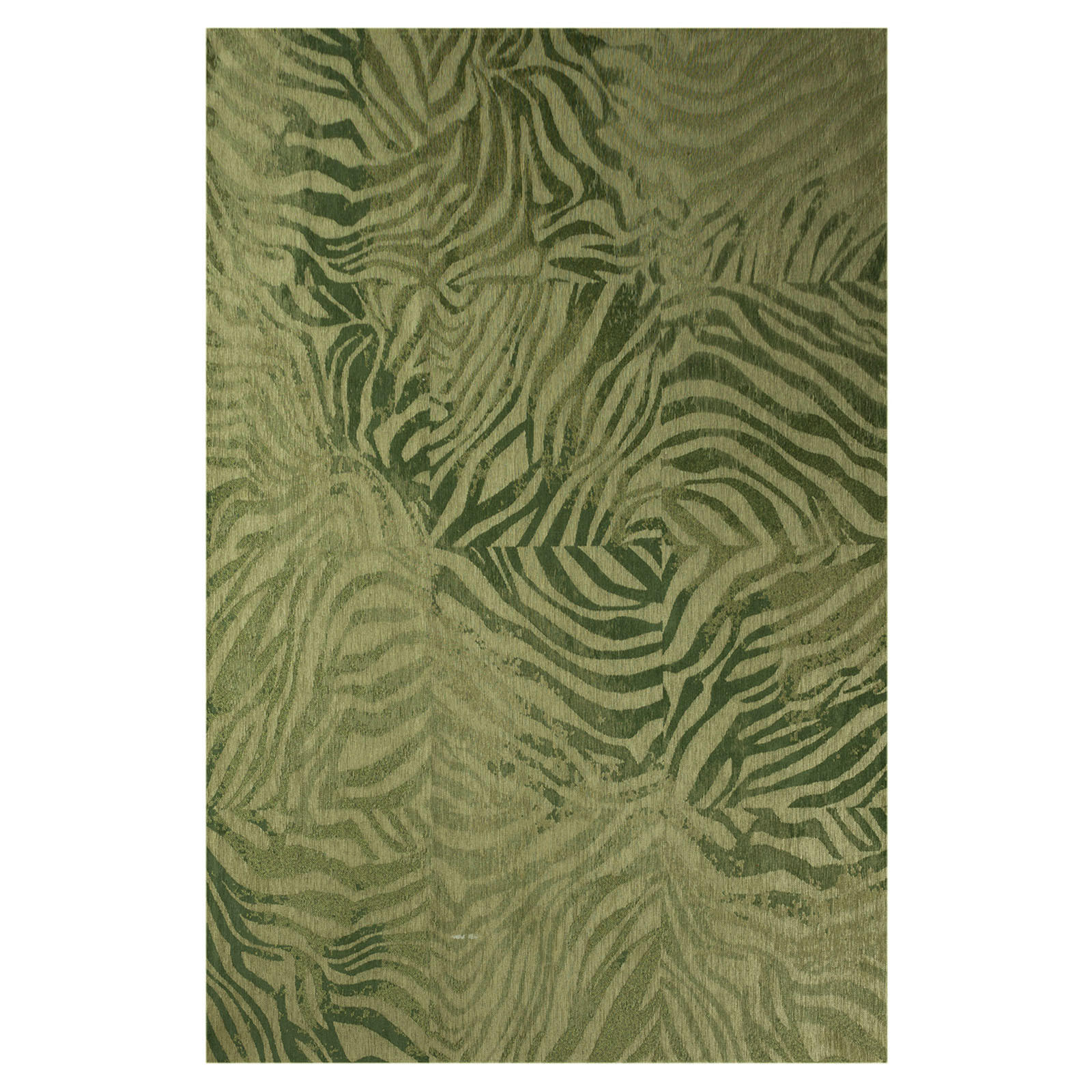 TEPPICH Zebra Jade Imperial 170/240 cm - Grün, Textil (170/240cm) - Lola&Moi