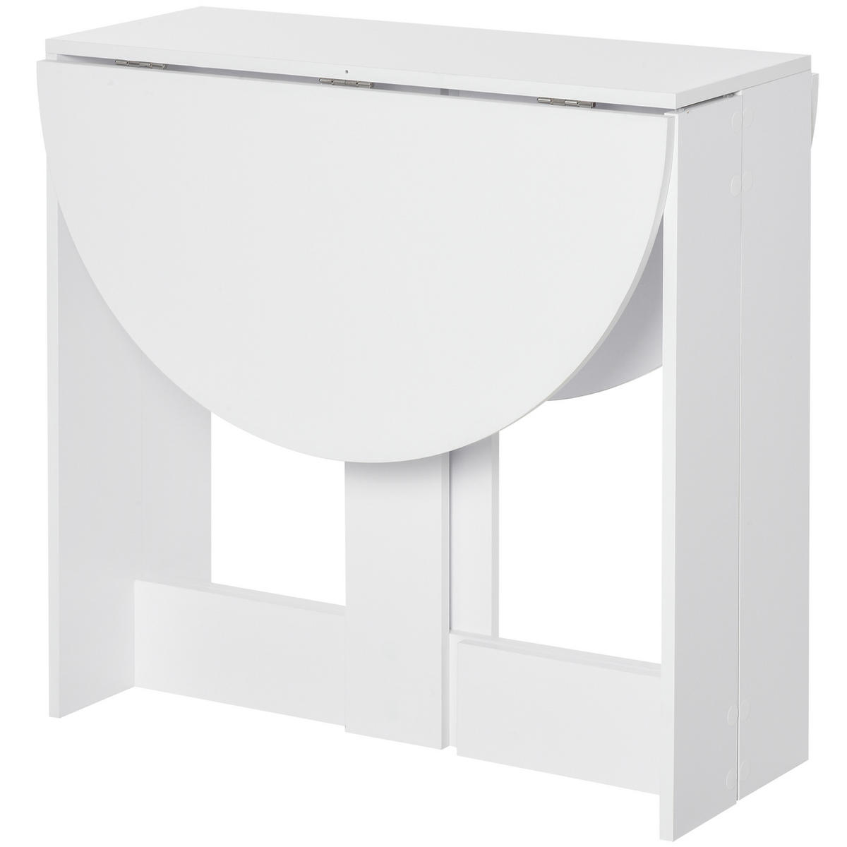 ESSTISCH Weiß 1 Stück - Weiß, Metall (104/76/73.7cm) - GiPP