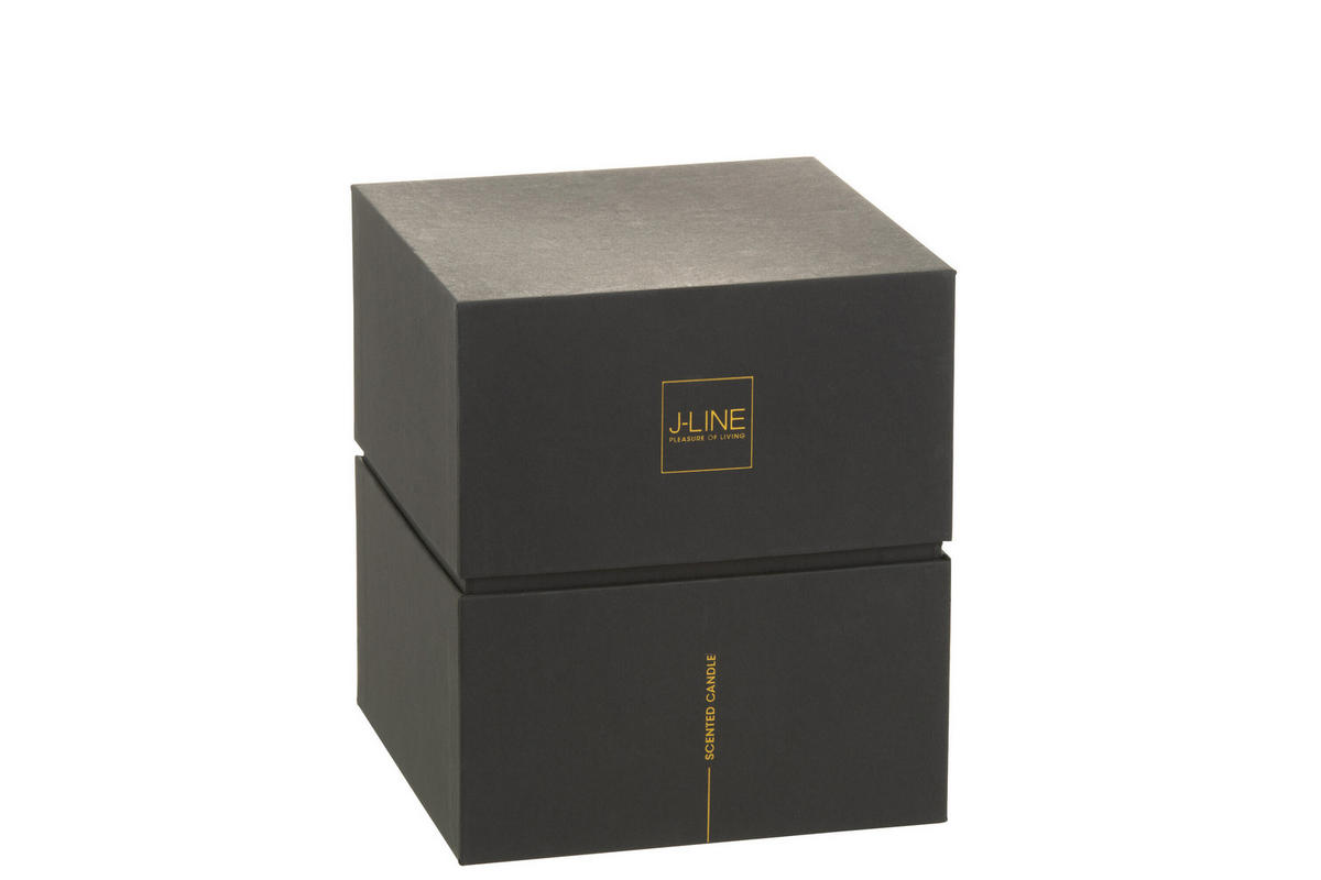 DUFTKERZE LUXURIA - Bronze - L - 80 Std. - Bronzefarben, Paraffin (17/20cm) - J-Line