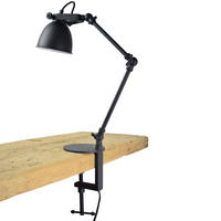 KLEMMLICHT Bura Schwarz - Schwarz, Metall (19/12/50cm) - Urban Interiors