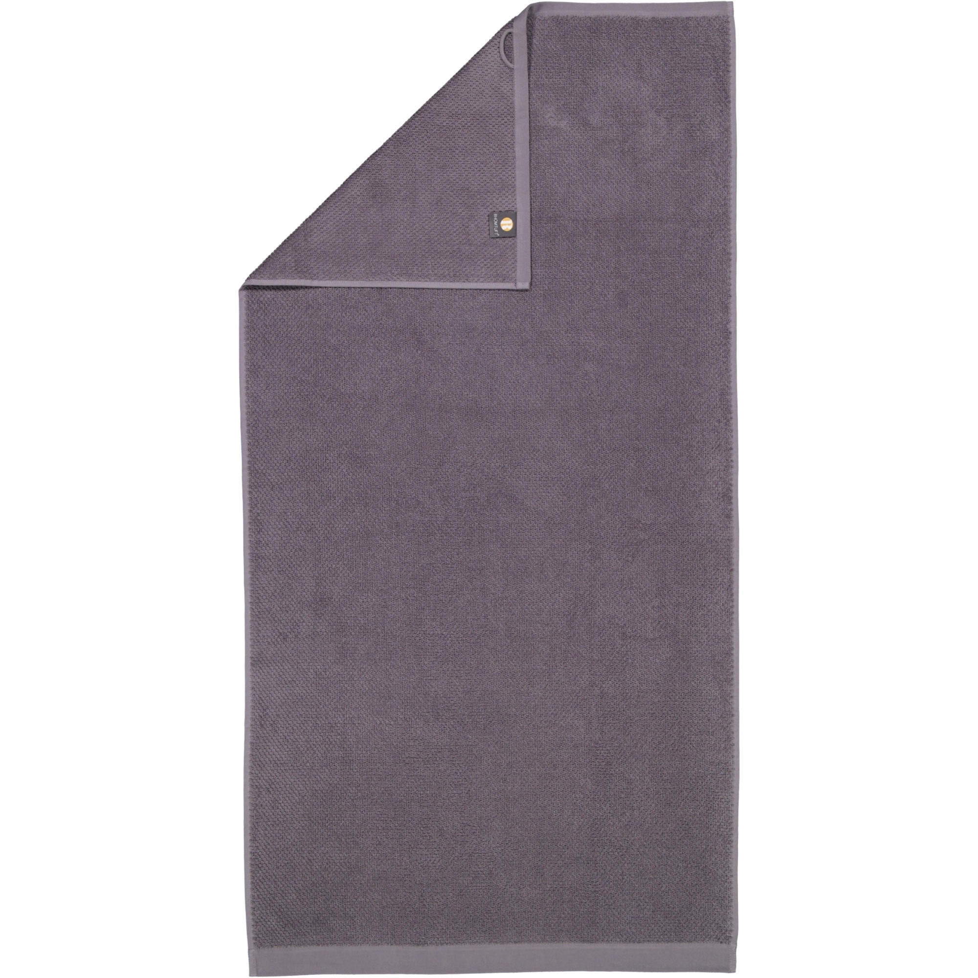 DUSCHTUCH BARONESSE ZINN - 02 - Dunkelgrau, Textil (70/130cm) - Rhomtuft