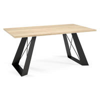 COUCHTISCH Satis Halifax Eiche Natur / Schwarz 110 / 60 / 50cm - Alteiche/Schwarz, Holz/Holzwerkstoff (60/110/50cm) - Feldmann-Wohnen