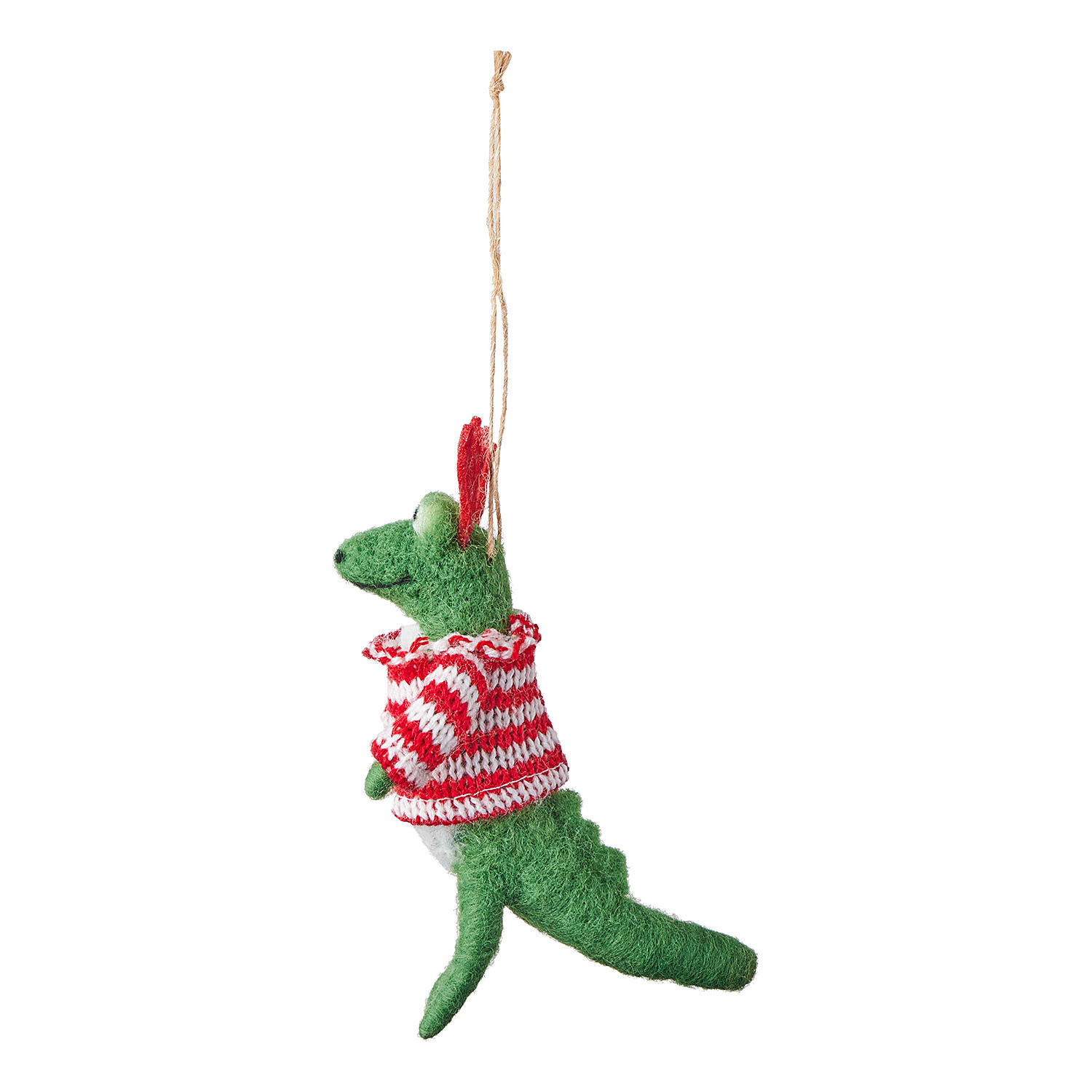 BAUMANHÄNGER Hang On Kroko mit Geweih - Grün, Textil (7/12/8cm) - Butlers