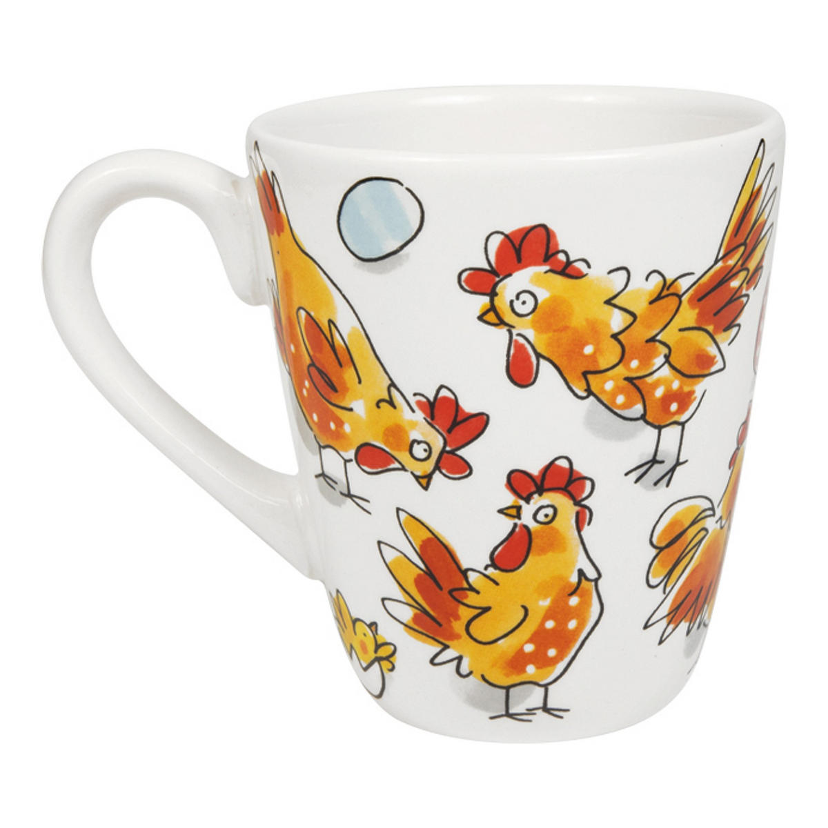 BECHER Osterhühner in Bunt - 350 ml - Multicolor, Keramik (0.35L) - Blond Amsterdam