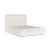POLSTERBETT Nicobar mit Stauraum 180/200 cm Creme im Alta Stoff - Creme/Schwarz, Holz/Holzwerkstoff (180/200cm) - AltaBeds