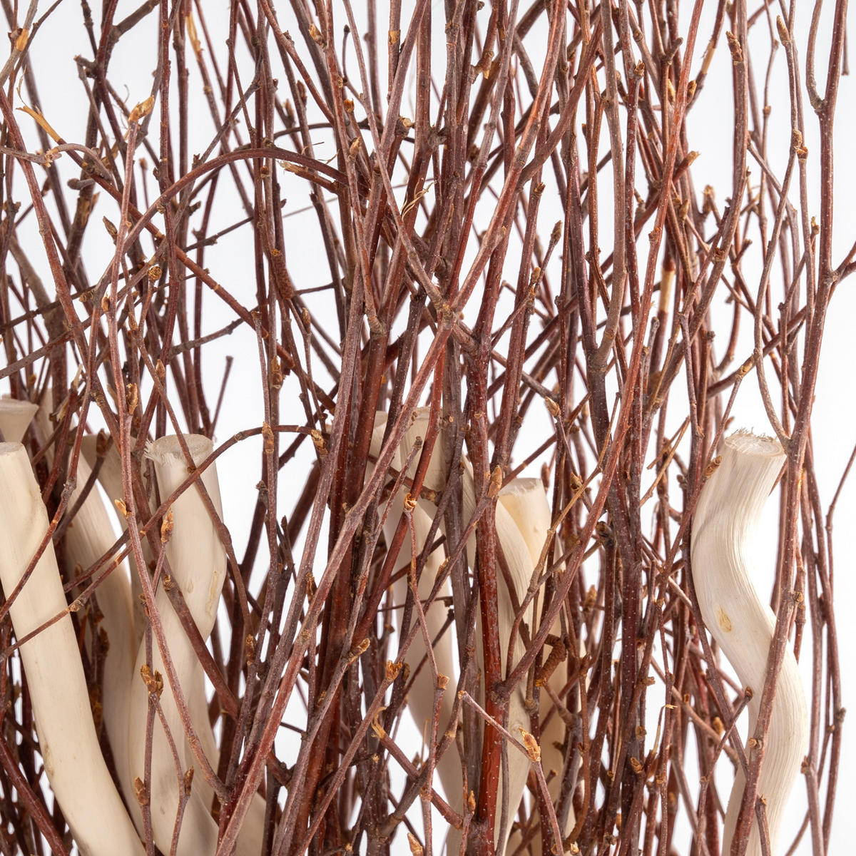 RAUMTEILER TWIGS 78x40 cm, Weidenholz-Zweige braun-beige - Naturfarben, Naturmaterialien (40/78cm) - DESIGN DELIGHTS