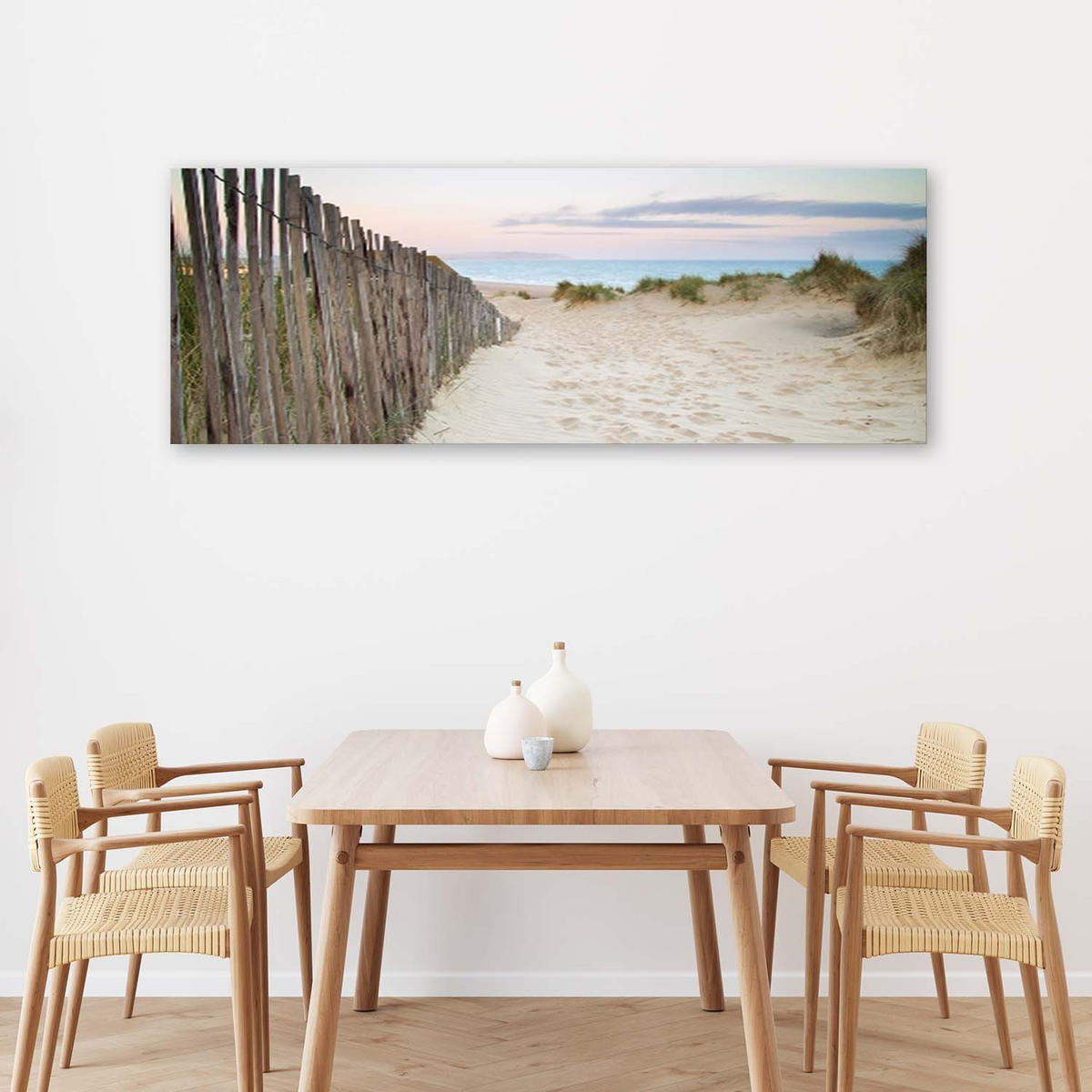 KUNSTDRUCK Beige 120/40 cm - Beige, Textil (120/40cm) - KUNSTLOFT