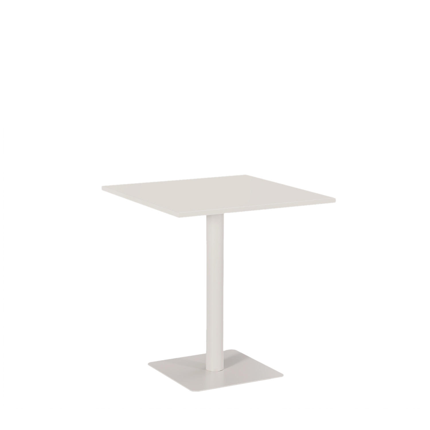 ESSTISCH Thule Beige 70 cm x 76 cm - Beige, Metall (70/70/76cm) - Klast Home