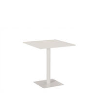 ESSTISCH Thule Beige 70 cm x 76 cm - Beige, Metall (70/70/76cm) - Klast Home