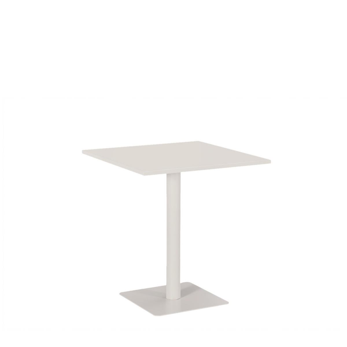 ESSTISCH Thule Beige 70 cm x 76 cm - Beige, Metall (70/70/76cm) - Klast Home