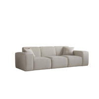 SOFA Celes Premium 3-sitzer Ascot Bukla - Beige, Holzwerkstoff/Textil (225/73/88cm) - Fun Möbel