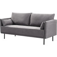 EINZELSOFA rudy Dunkelgrau - Grau, Textil (78/88/180cm) - Habitat Garten