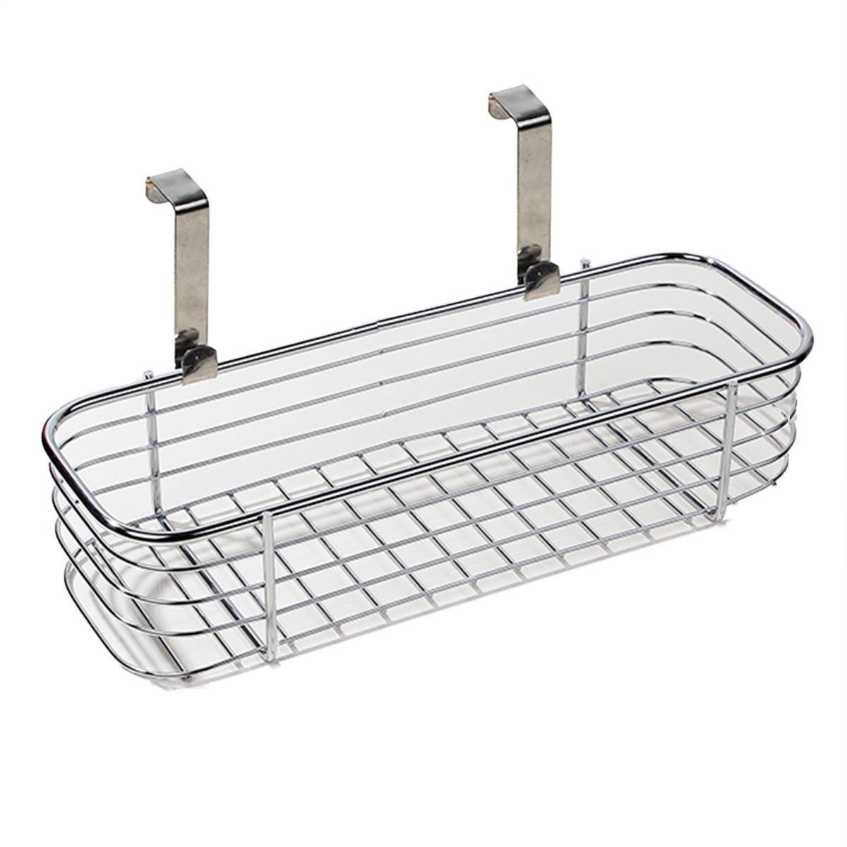 DRAHTKORB zum Aufhängen - 28/9,5/6,5 cm - Silberfarben, Metall (28/9.5/6.5cm) - Calicosy