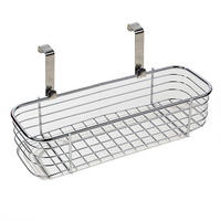 DRAHTKORB zum Aufhängen - 28/9,5/6,5 cm - Silberfarben, Metall (28/9.5/6.5cm) - Calicosy