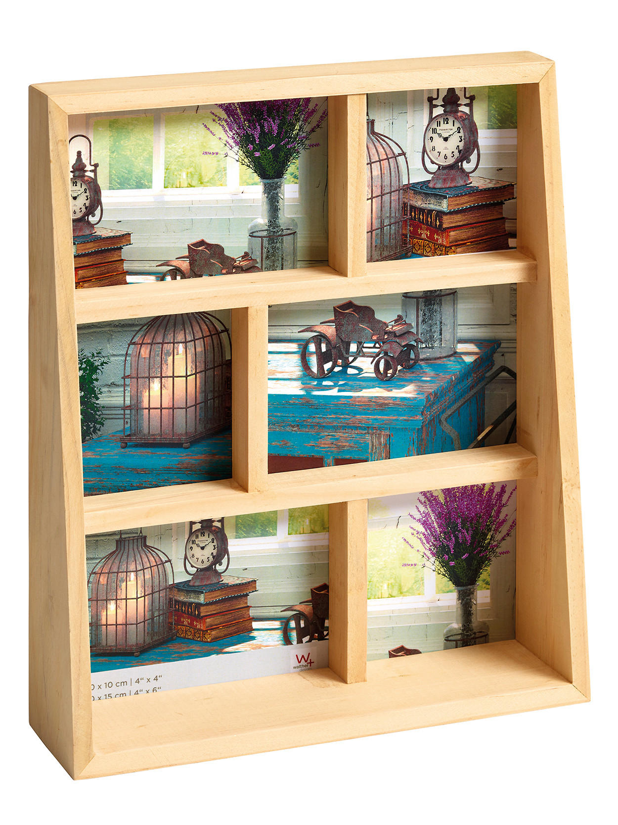 BILDERRAHMEN Rustic Galerier., 3x10x15 und 3x10x10 cm, natur - Naturfarben, Holzwerkstoff (26/32/7cm) - EMIX24