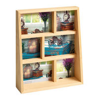 BILDERRAHMEN Rustic Galerier., 3x10x15 und 3x10x10 cm, natur - Naturfarben, Holzwerkstoff (26/32/7cm) - EMIX24