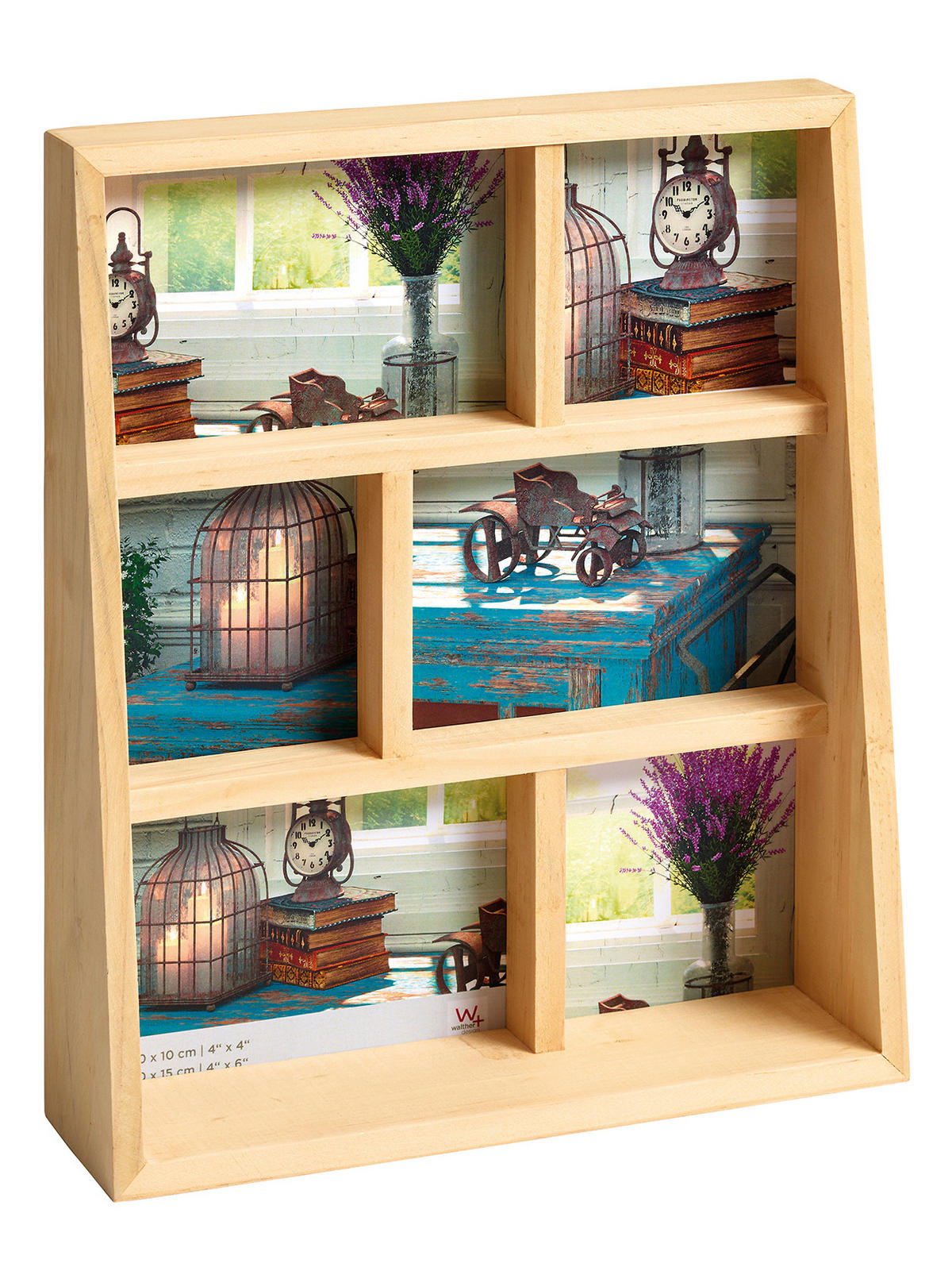 BILDERRAHMEN Rustic Galerier., 3x10x15 und 3x10x10 cm, natur - Naturfarben, Holzwerkstoff (26/32/7cm) - EMIX24