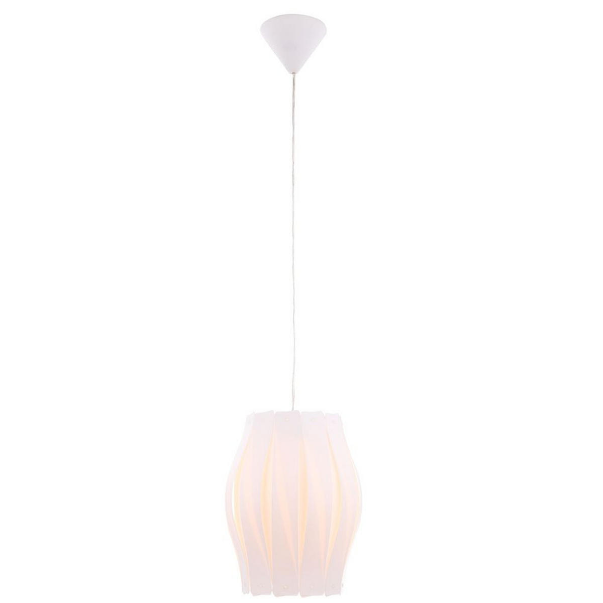 HÄNGELEUCHTE AUSTIN Weiß Kunststoff - Weiß, Kunststoff (30/30/150cm) - Globo Lighting