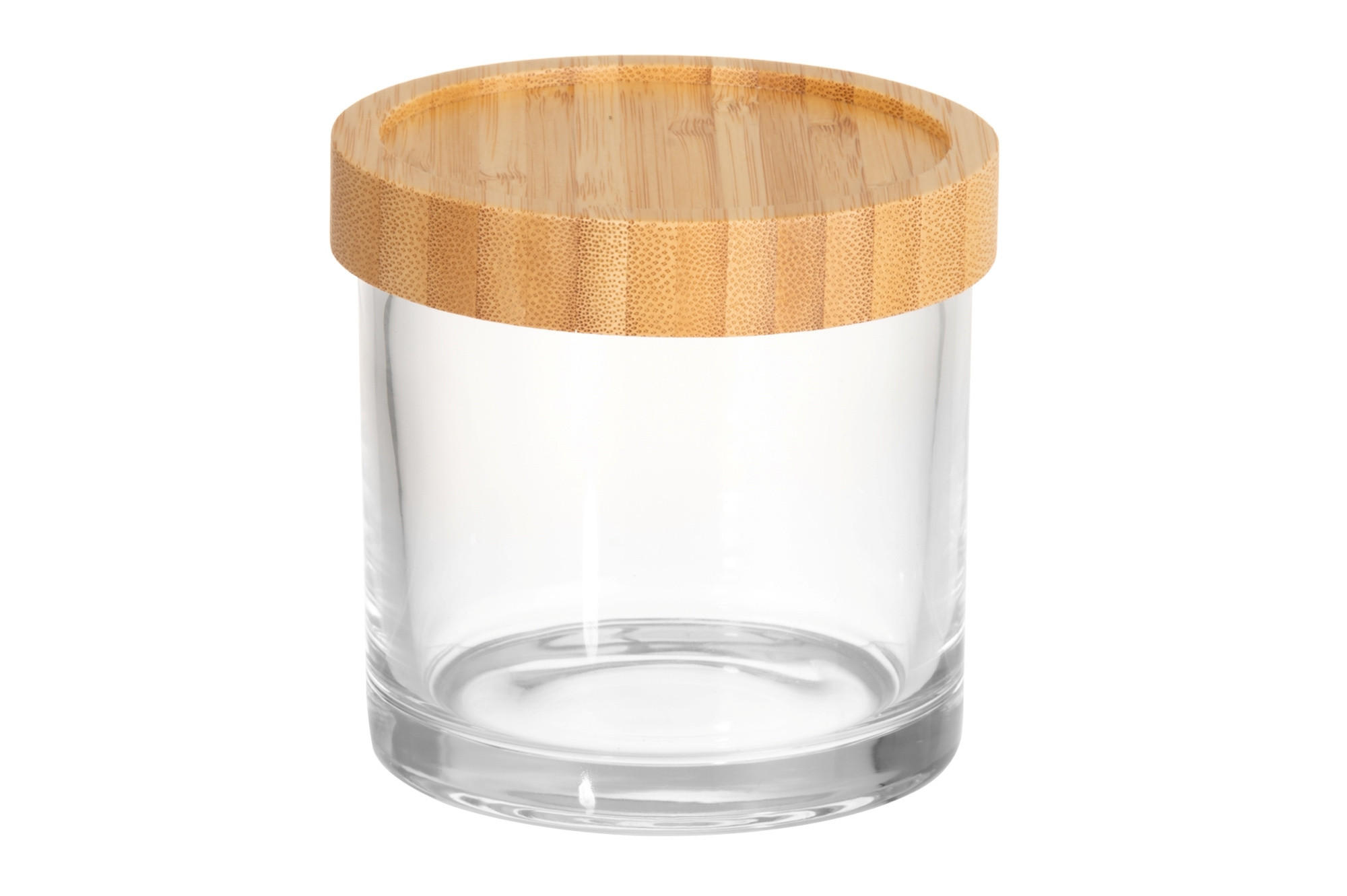 WATTEMPADDOSE Glas Bambus Rope - Transparent, Glas (10.2/9.8/10.2cm)