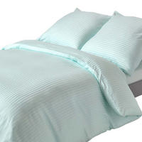 BETTWÄSCHE Damast Fadendichte 330 - Blau, Textil (240/220cm) - Homescapes